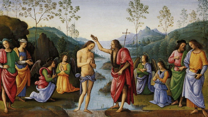 Il Battesimo di Cristo - Pietro Perugino