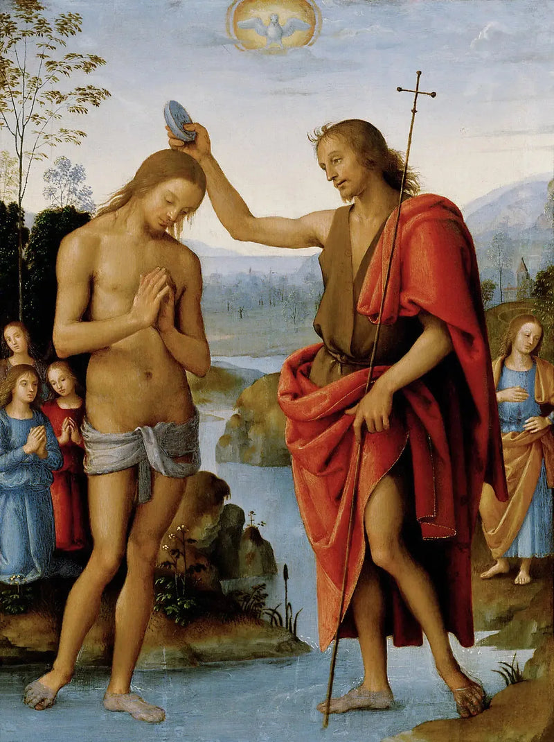 Il Battesimo di Cristo - Pietro Perugino