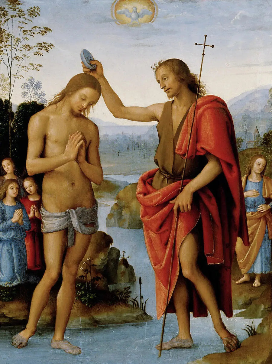 Il Battesimo di Cristo - Pietro Perugino