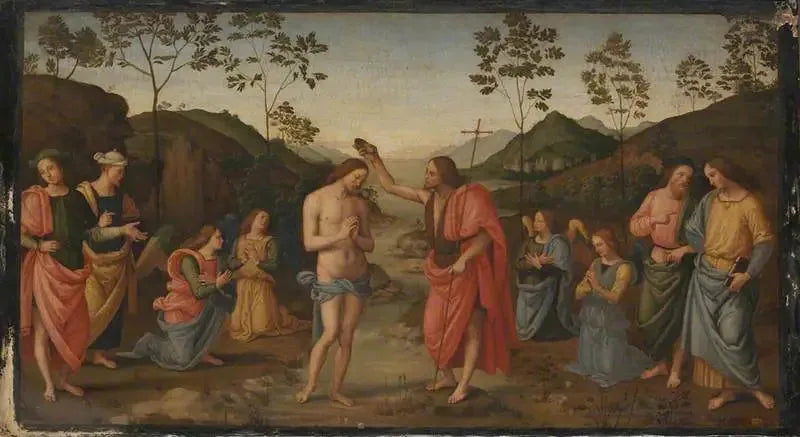 Il battesimo di Cristo - Pietro Perugino