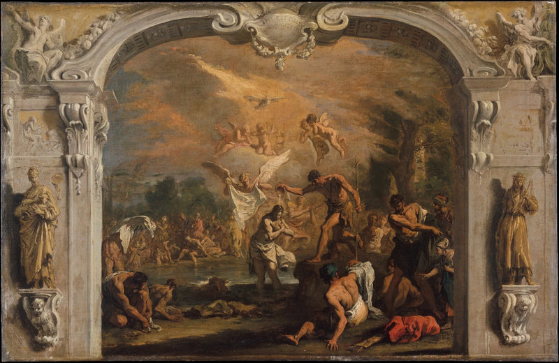 Il battesimo di Cristo - Sebastiano Ricci
