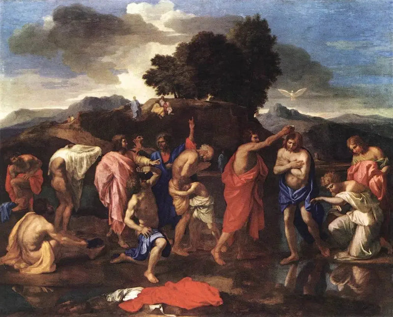 Il Battesimo - Nicolas Poussin
