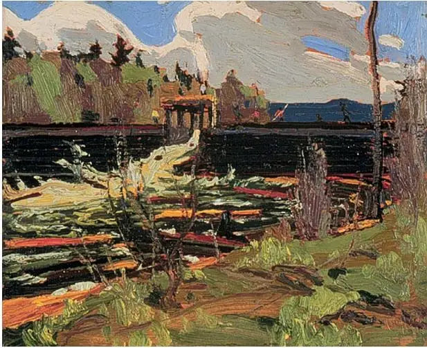 La diga del lago Tea - Tom Thomson
