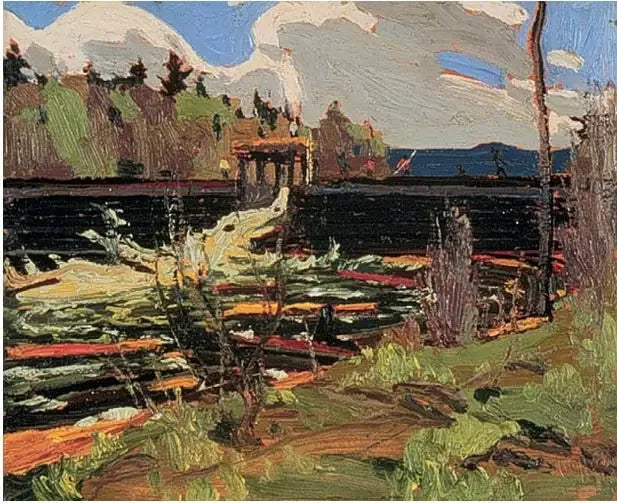 La diga del lago Tea - Tom Thomson