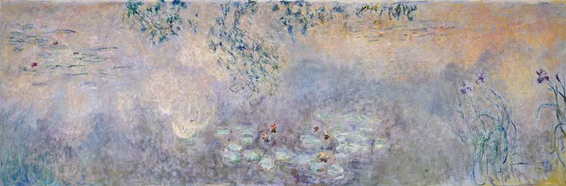Il Bacino delle ninfee con iris - Claude Monet