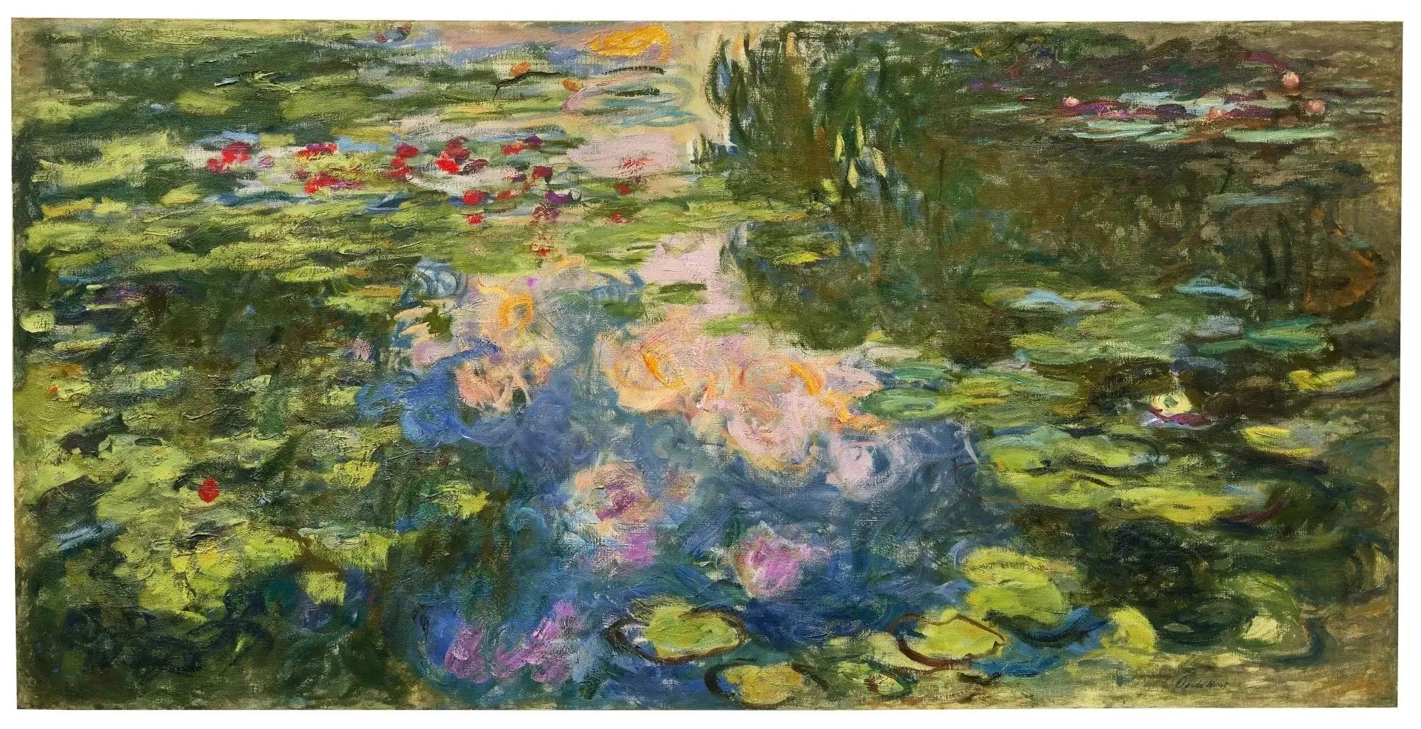 Le Bassin aux nymphéas - Claude Monet image 1 tableau peint à l’huile sur toile
