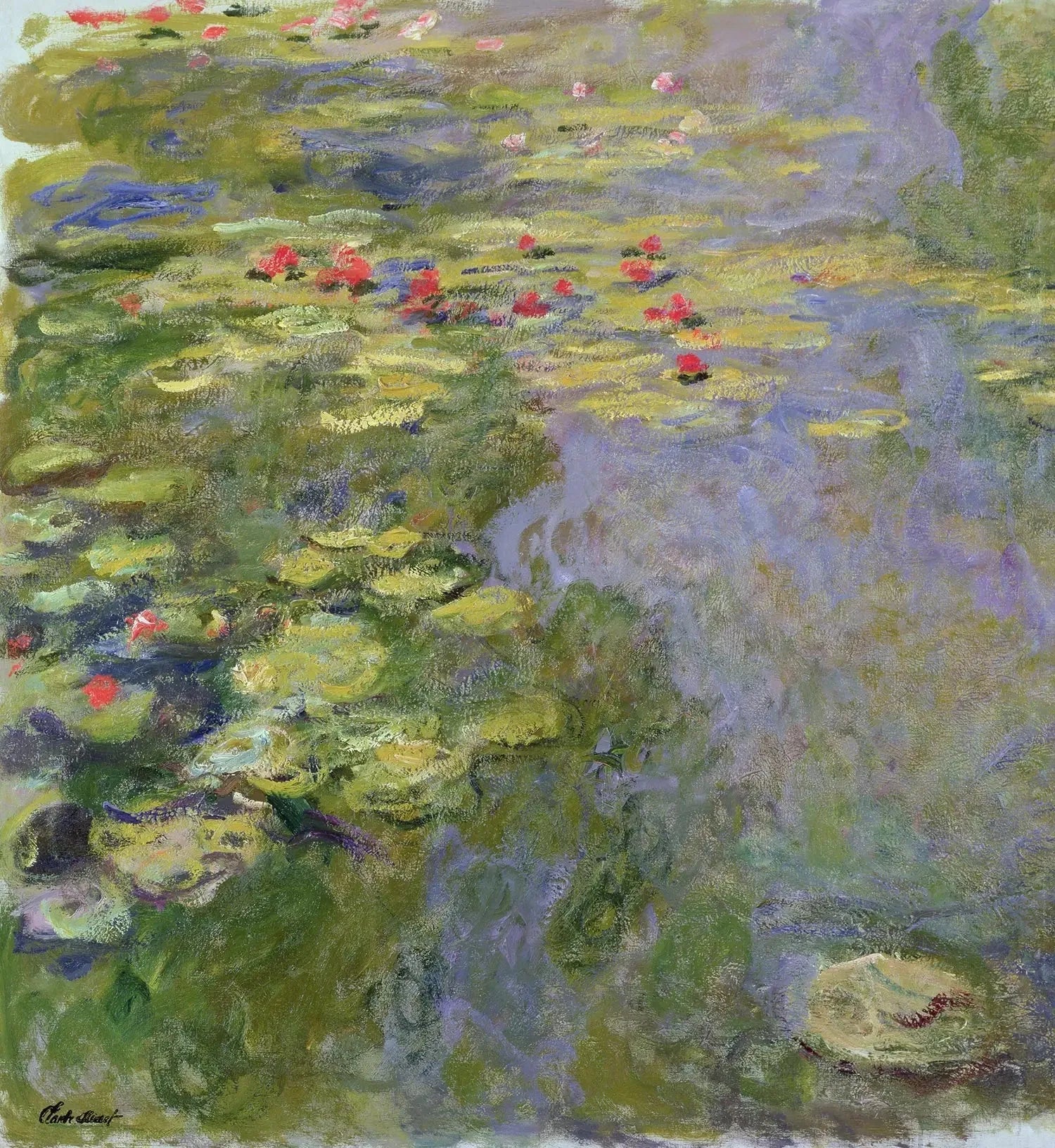 Le bassin aux nymphéas - Claude Monet image 1 copie peinte à la main à l’huile