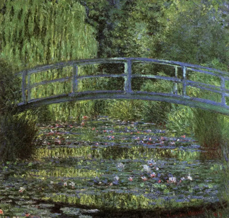 Il Bacino delle ninfee, armonia verde - Claude Monet