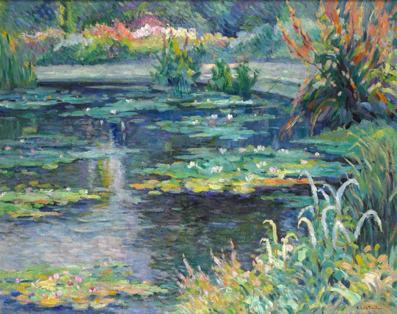 Il bacino con le ninfee - Robert Antoine Pinchon