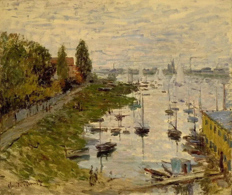 Il bacino dell'Argenteuil W335 - Claude Monet