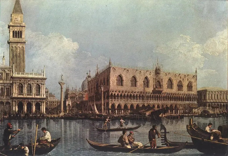 Il Bacino di San Marco visto dalla punta della Dogana - Canaletto