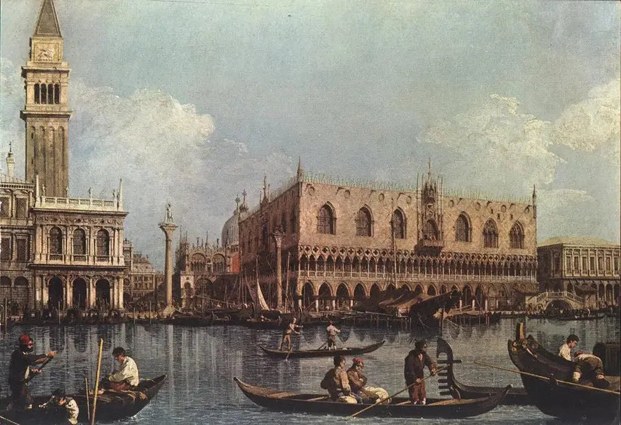 Il Bacino di San Marco visto dalla punta della Dogana - Canaletto