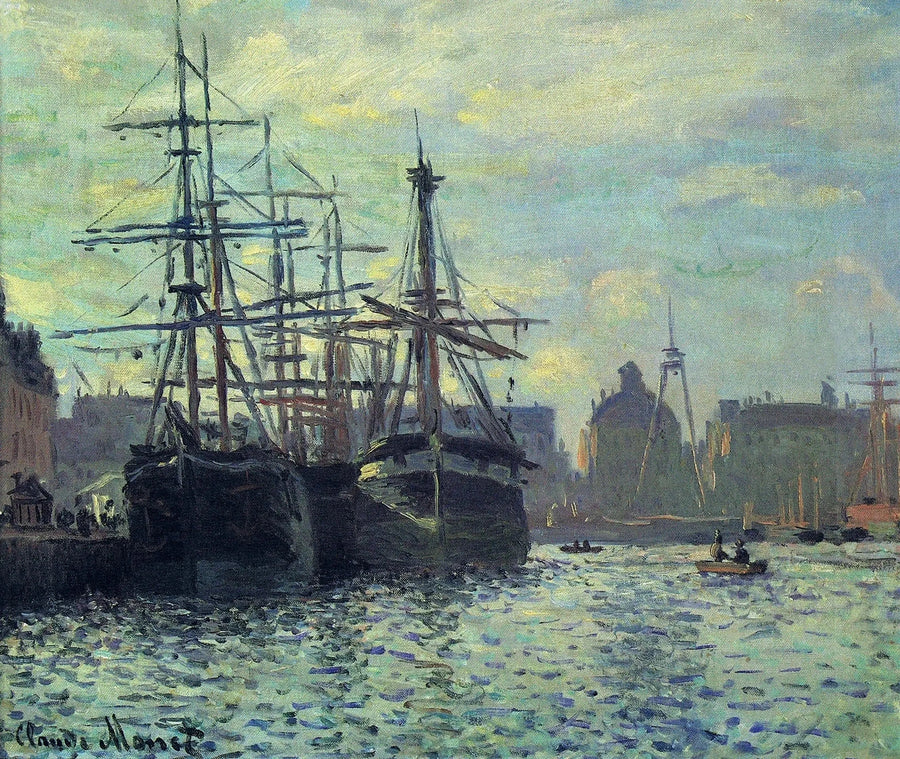 Il bacino del commercio, Le Havre W294 - Claude Monet