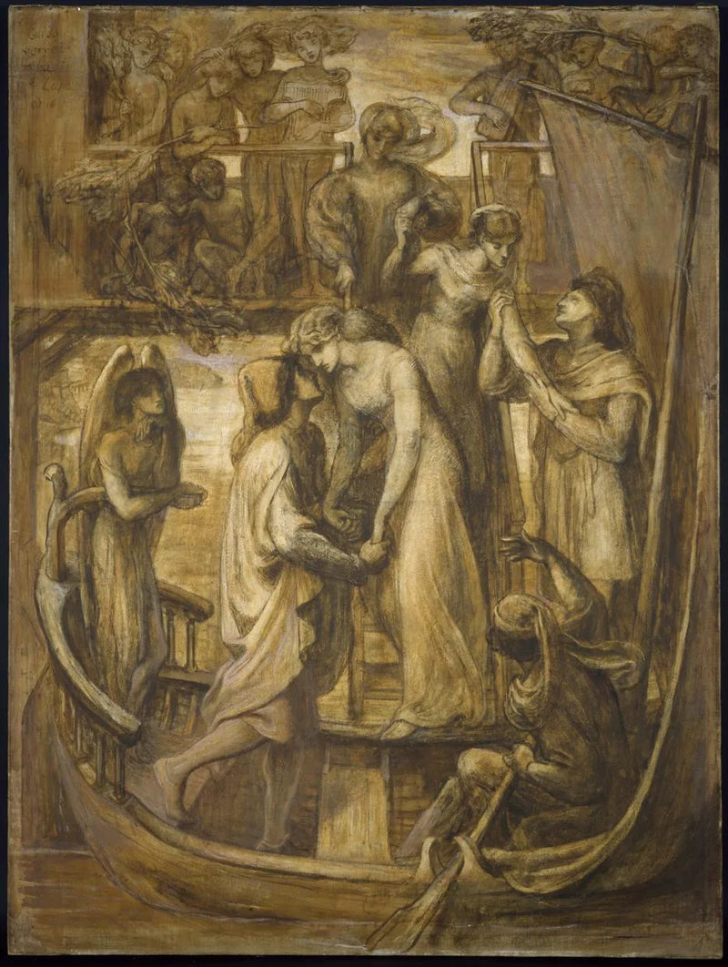 La barca dell'amore - Dante Gabriel Rossetti