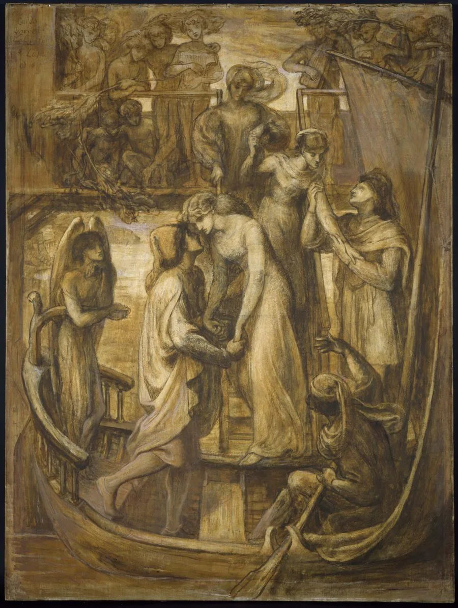 La barca dell'amore - Dante Gabriel Rossetti