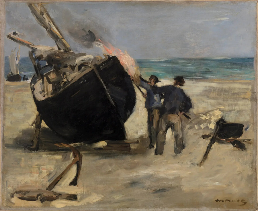La Barca catramata - Édouard Manet