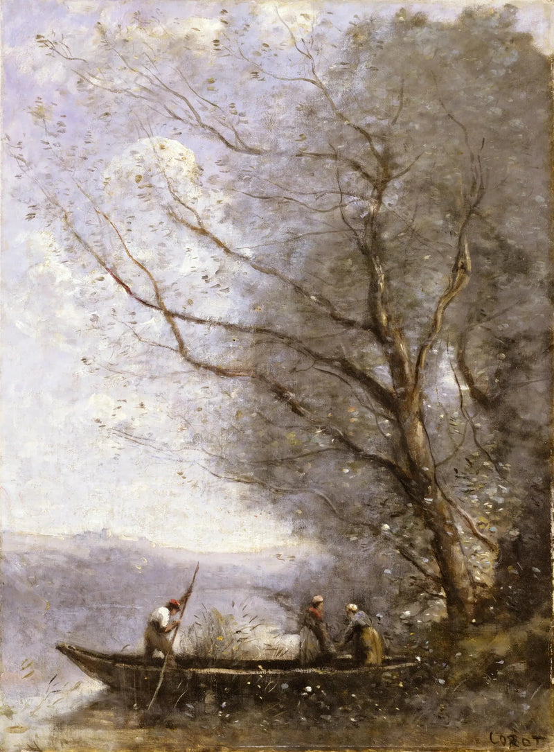 Il Batelier - Jean-Baptiste Camille Corot