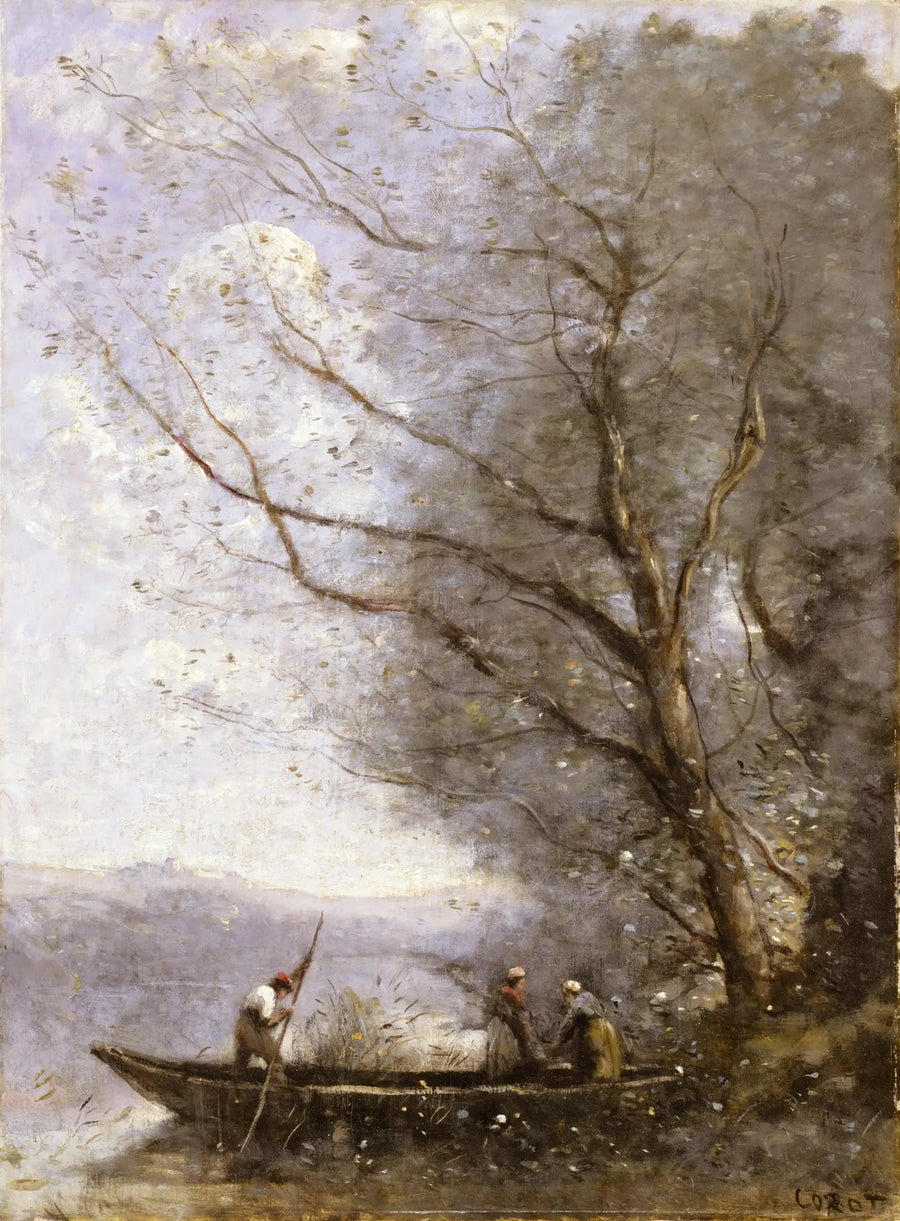 Il Batelier - Jean-Baptiste Camille Corot