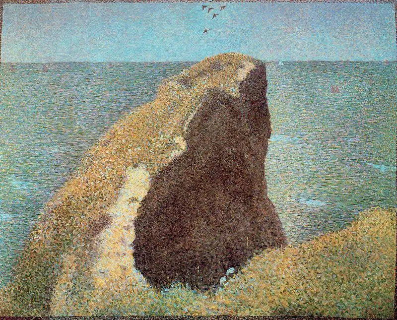 Il Bec du Hoc, Grandcamp - Georges Seurat
