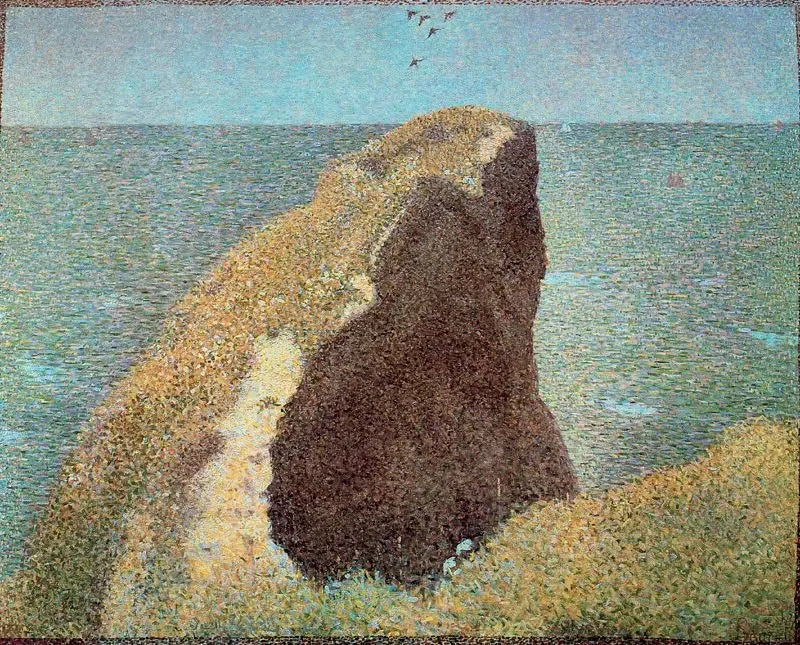 Il Bec du Hoc, Grandcamp - Georges Seurat