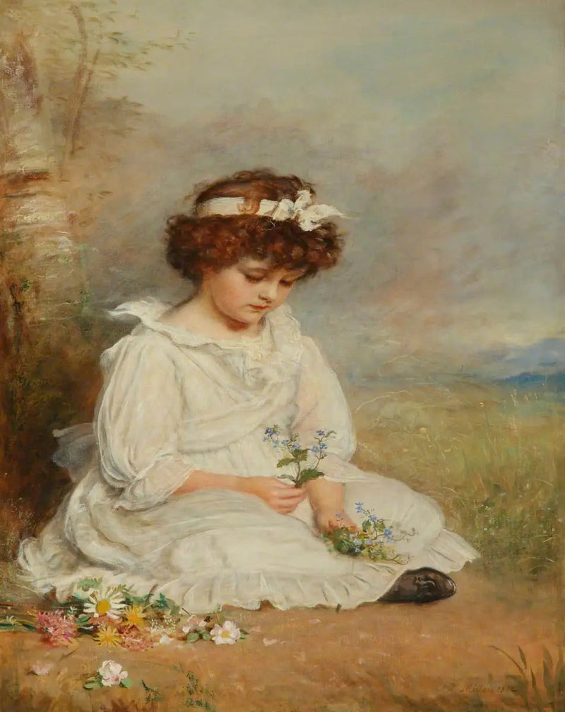 Il blu amato di Little Speedwell - John Everett Millais