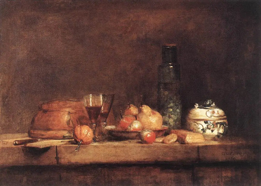 Il barattolo di olive - Jean Siméon Chardin