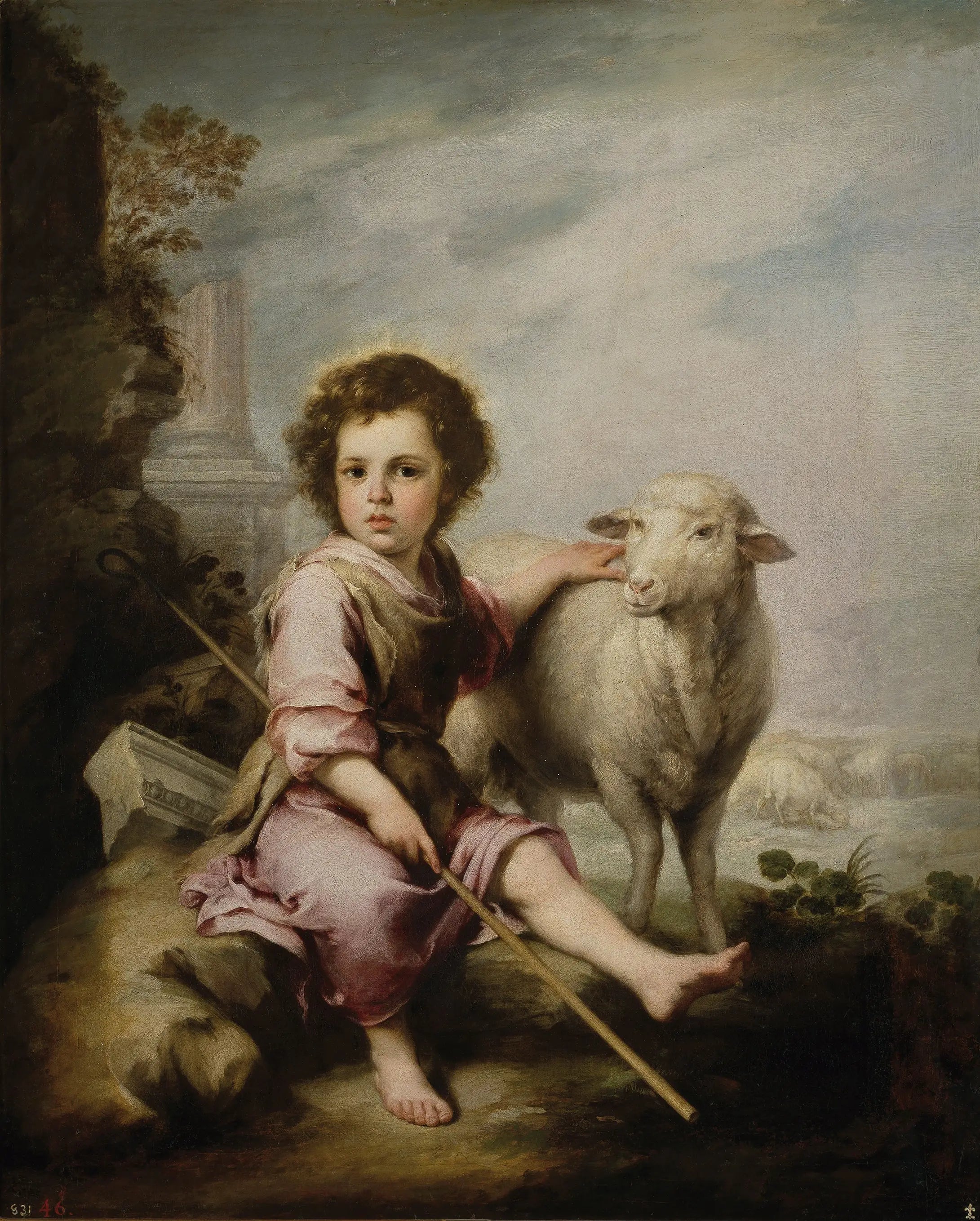 Le Bon Pasteur - Bartolomé Esteban Murillo image 1 copie peinte à la main à l’huile