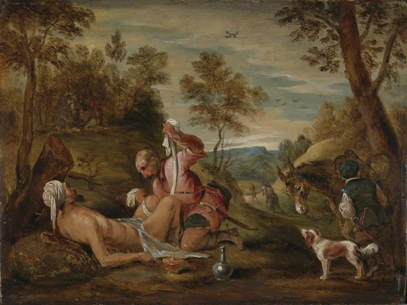 Il Buon Samaritano (dopo Francesco Bassano) - David Teniers il Giovane