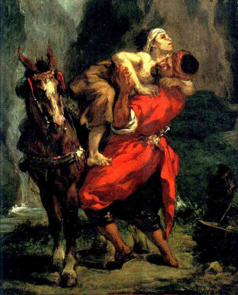 Il buon Samaritano - Eugène Delacroix