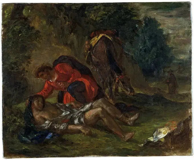 Il buon Samaritano - Eugène Delacroix