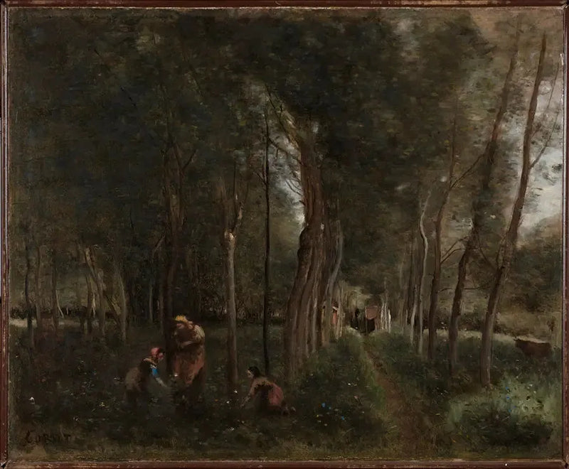Il boschetto Dubuisson a Brunoy - Jean-Baptiste Camille Corot