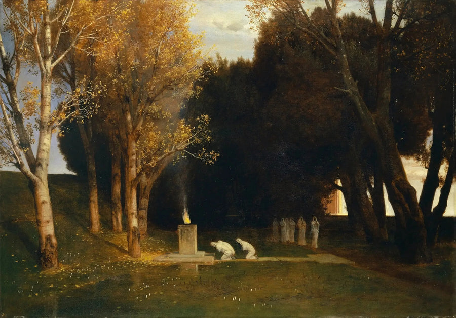 Il boschetto sacro - Arnold Böcklin