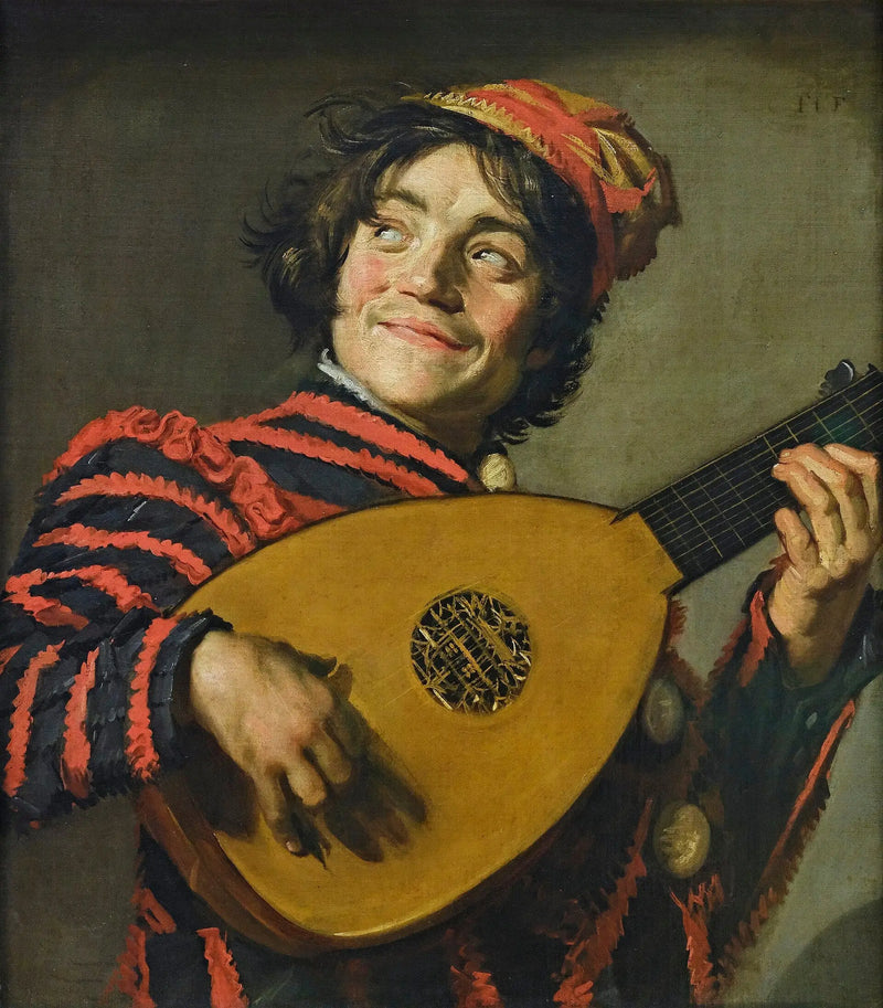 Il buffone con l'oud - Frans Hals