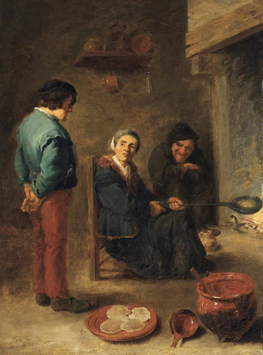 Il fornaio di crêpes - David Teniers il Giovane