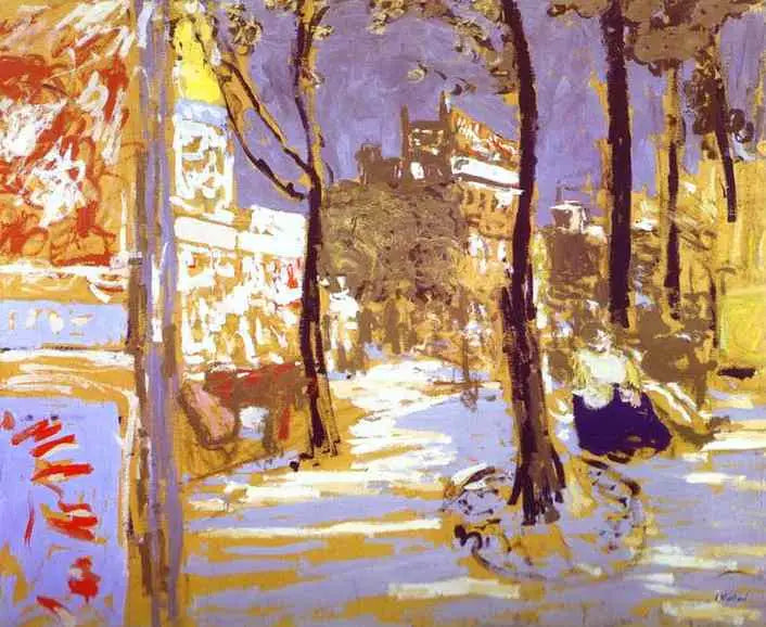 Il Boulevard des Battignolles - Édouard Vuillard