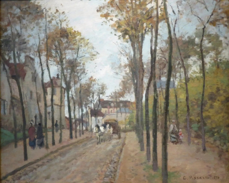 Il boulevard des Fossés, Pontoise - Camille Pissarro