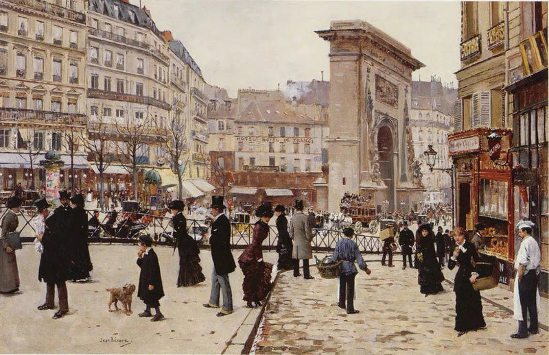 Il Boulevard Saint-Denis, Parigi - Jean Béraud