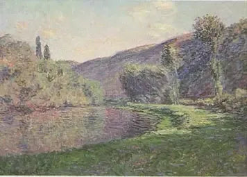 Il Braccio di Jeufosse, effetto di fine pomeriggio - Claude Monet