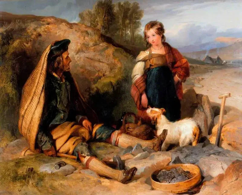 Il spezzatore di pietre e sua figlia - Edwin Henry Landseer