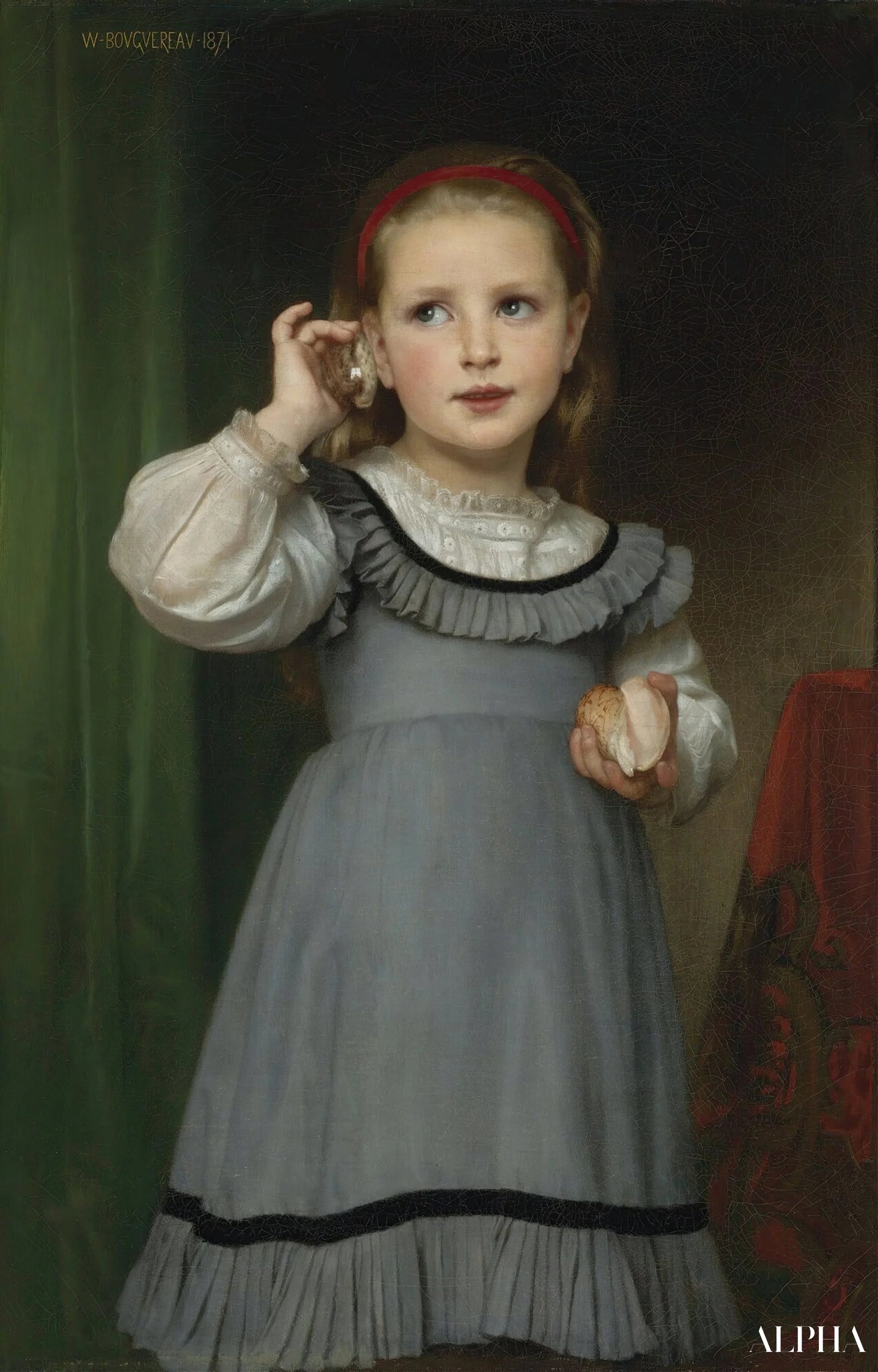 Il Rumore Del Mare - William-Adolphe Bouguereau Riproduzioni di quadri a olio