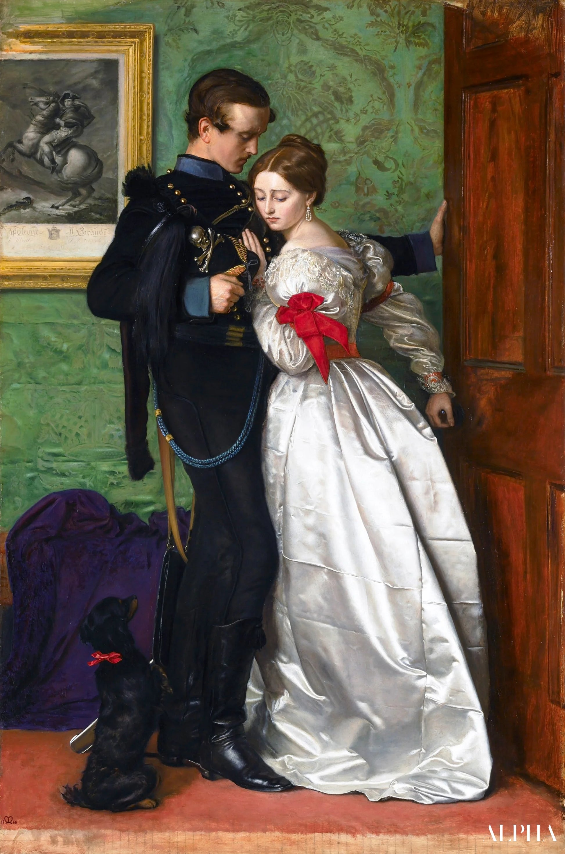 Il Brunswickiano nero - John Everett Millais - Riproduzioni di quadri e dipinti di alta gamma