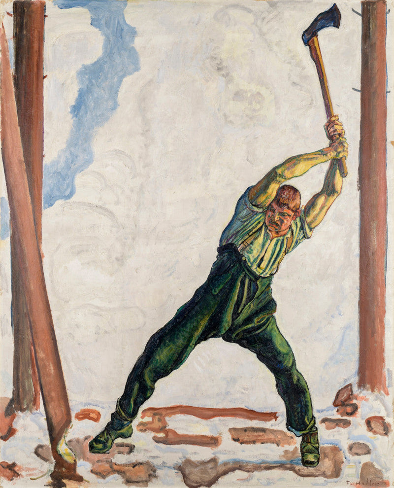 Il boscaiolo - Ferdinand Hodler