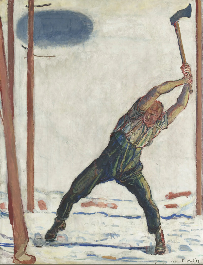 Il boscaiolo - Ferdinand Hodler