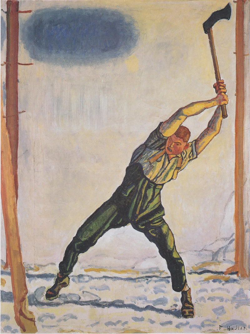 Il boscaiolo - Ferdinand Hodler