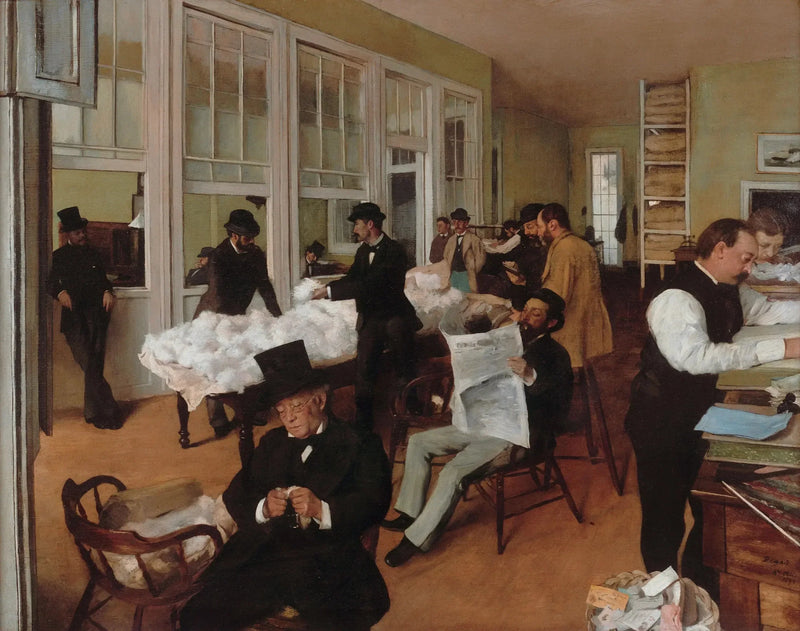 L'Ufficio di cotone a New Orleans - Edgar Degas