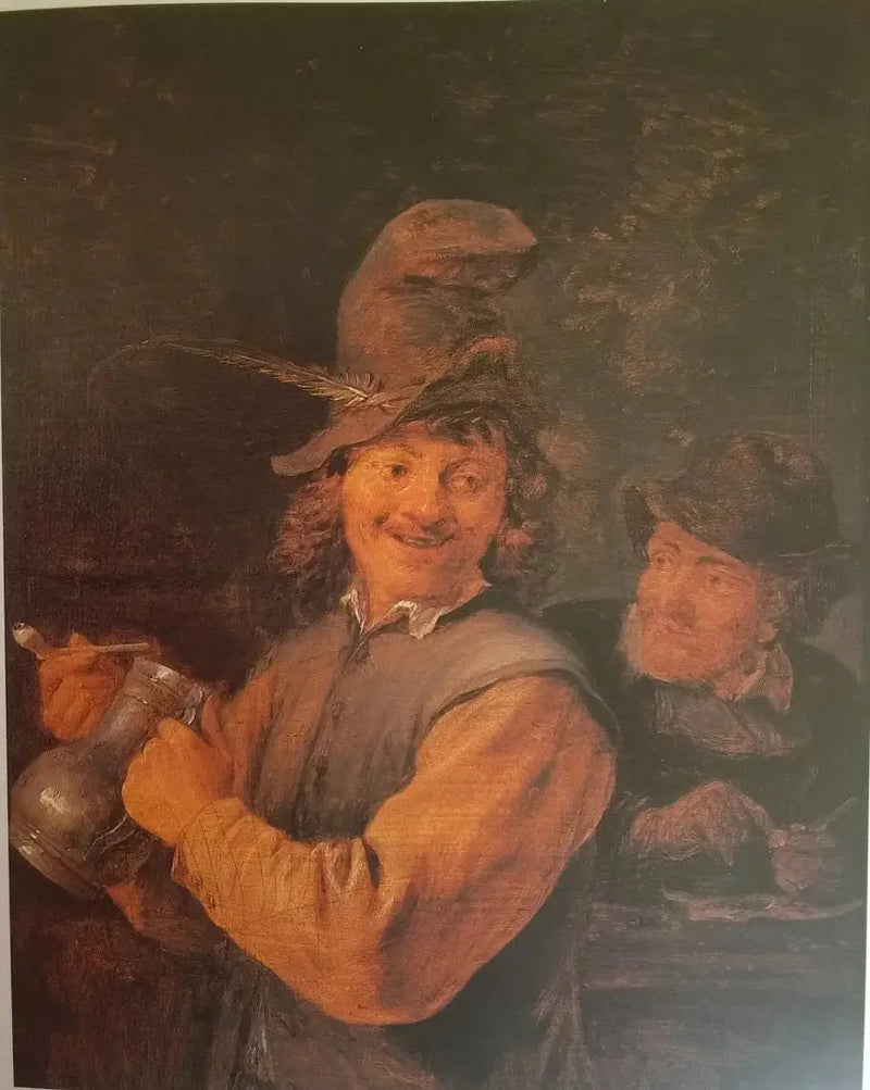 Il bevitore fumatore - David Teniers il Giovane