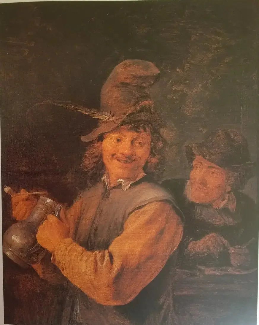 Il bevitore fumatore - David Teniers il Giovane