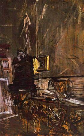 La cornice dorata - Giovanni Boldini