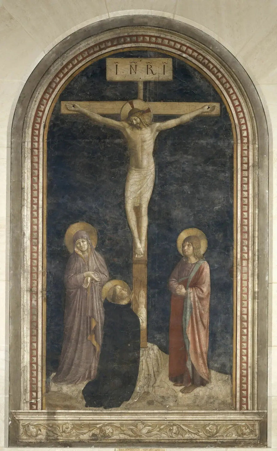 La Calvario con san Domenico in preghiera - Fra Angelico