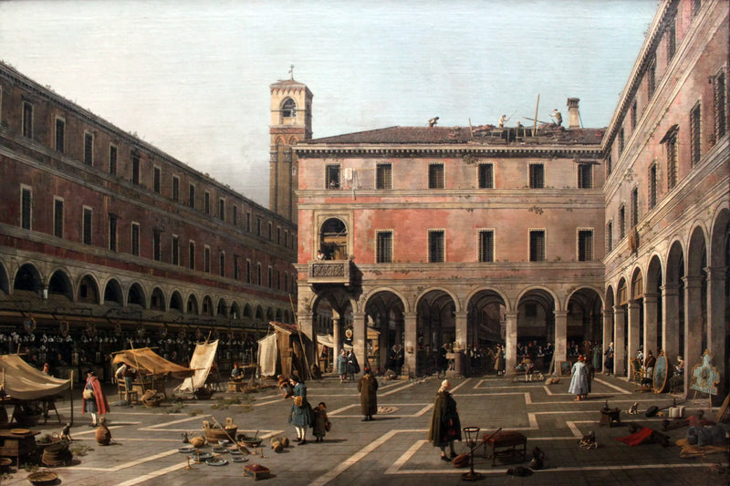 Il Campo del Rialto - Canaletto